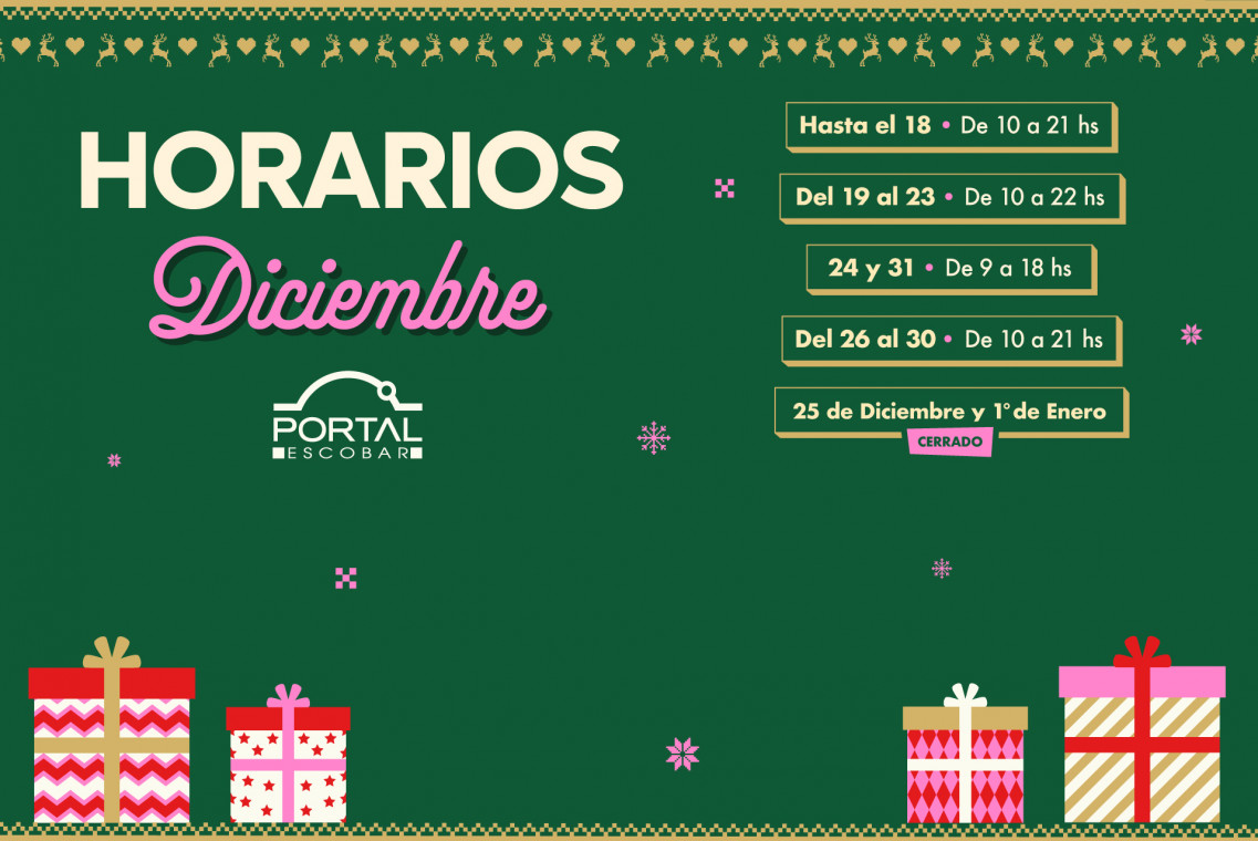 Horarios diciembre